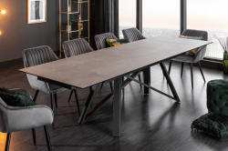LuxD Étkezőasztal Callen 180-220-260 cm kerámia beton