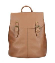 Made In Italy Bőr hátizsák MI202 barna Made in Italy