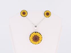 Atellier Wearable Art Set argint Sunflower