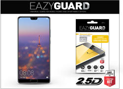 Huawei P20 gyémántüveg képernyővédő fólia - Diamond Glass 2.5D Fullcover - fekete (LA-1311)