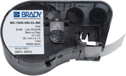Brady MC-1500-595-CL-BK / 143366, benzi autoadezive 38.10 mm x 6.10 m