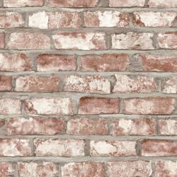Dutch Wallcoverings Tapet, roșu, model cărămizi, EW3102 EW3102 (422380)
