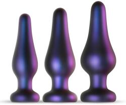 Hueman Comets - szilikon anál plug szett (3 részes) - lila - erotikashow