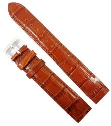  Curea Ceas Din Piele Maro / Neagra 20mm WZ1908 (WZ1908)