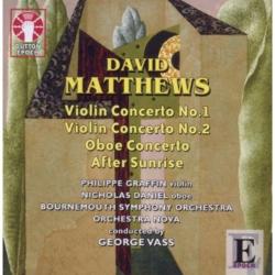 Matthews, David Violinkonzerte/oboenkonze