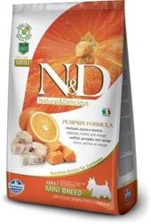 N&D Grain Free Dog Adult Mini Codfish & Orange With Pumpkin 2x7 kg