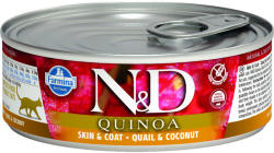N&D Adult Quinoa Skin & Coat quail & coconut tin 80 g