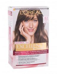 L'Oréal Excellence Creme Triple Protection vopsea de păr 48 ml pentru femei 6, 1 Natural Dark Ash Blonde