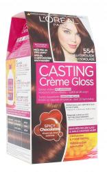 L'Oréal Casting Creme Gloss vopsea de păr 48 ml pentru femei 554 Chilli Chocolate