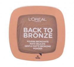 L'Oréal Bronze To Paradise bronzante 9 g pentru femei 03 Back To Bronze