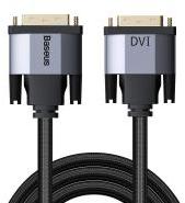 Baseus videó kábel, DVI-DVI(apa) kétirányú 2m (CAKSX-R0G )