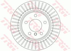 TRW Disc frana TRW DF6313 (DF6313) - automobilus