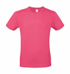 B and C Csomag akciós póló (minimum 3 db) Férfi rövid ujjú póló B&C #E150 T-Shirt -XL, Fuchsia