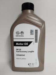 GM Motor Oil Fuel Economy 0W-20 1 l