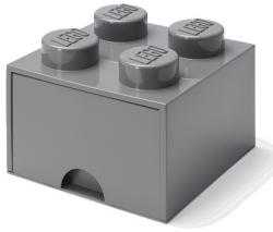 LEGO® Cutie de depozitare LEGO® 4 - cu sertar gri închis 250 x 250 x 180 mm (SL40051754)