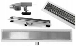 Rea Set rigola pentru dus plus capac 50 cm Rea Pure Neo Inox (REA-G0090)
