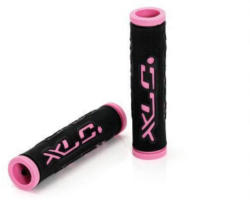 XLC GR-G07 normál gumi markolat, 125 mm, fekete-rózsaszín