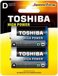 Toshiba Baterii Toshiba D R20 alcaline blister 2buc (ALK LR20 BL2) - sogest