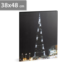Family Pound Tablou cu LED - Burj Kalifa , 2 x AA, 38 x 48 cm - FAMILY POUND (58018J)