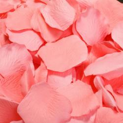  Rózsaszín dekorációs virágszirom - 100 db-os - partydecor