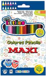 The Littlies Set creioane color Jumbo, 12 culori /set