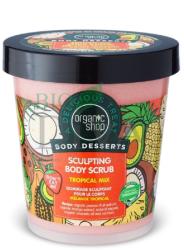 Organic Shop Scrub de corp delicios pentru remodelare Tropical Mix Body Desserts Organic Shop 450-ml
