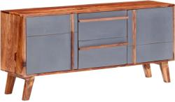vidaXL Servantă, gri, 120 x 30 x 55 cm, lemn masiv de sheesham (286371) Comoda