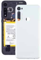 tel-szalk-1922779 Gyári akkufedél hátlap - burkolati elem Motorola One Fusion Plus, fehér (tel-szalk-1922779)