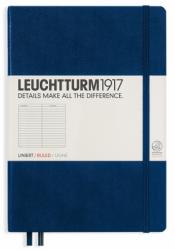 Leuchtturm Caiet cu elastic A5, 125 file, dictando, Leuchtturm1917 albastru navy LT342922