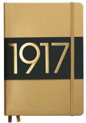 LEUCHTTURM1917 Caiet cu elastic A5, 125 file, dictando, Metallic Leuchtturm1917 auriu LT355517