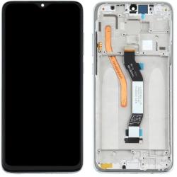 NBA001LCD096932 Xiaomi Redmi Note 8 Pro (Single SIM Card) ezüst LCD kijelző érintővel kerettel előlap (NBA001LCD096932)
