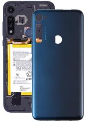  tel-szalk-1922778 Gyári akkufedél hátlap - burkolati elem Motorola One Fusion Plus, kék (tel-szalk-1922778)