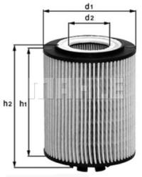 MAHLE Filtru ulei MAHLE OX 367D (OX 367D) - automobilus