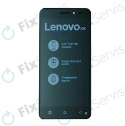 Lenovo K6 K33a48, K6 Power - LCD Kijelző + Érintőüveg + Keret (Black) TFT, Black