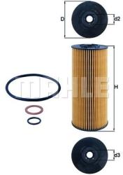MAHLE Filtru ulei MAHLE OX 137D2 (OX 137D2) - automobilus