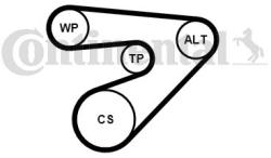 Continental Ctam Set curea transmisie cu caneluri CONTINENTAL CTAM 6PK1453K2 (6PK1453K2) - automobilus