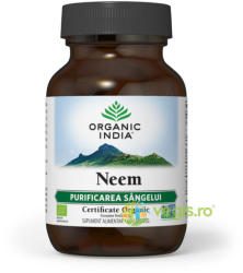 Organic India Neem Antibiotic Natural Ecologic/Bio 60cps vegetale