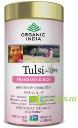 Organic India Ceai Tulsi Trandafir Dulce Ecologic/Bio 100g