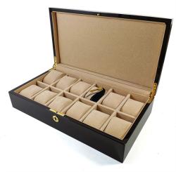 Alfa Cutie de bijuterii din lemn pentru 12 ceasuri (CH39)