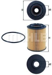 MAHLE Filtru ulei MAHLE OX 160D (OX 160D) - automobilus