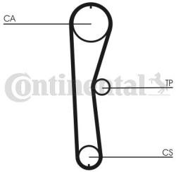 Continental Ctam Set curea de distributie CONTINENTAL CTAM CT824K1 (CT824K1) - automobilus