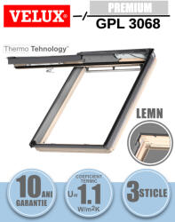 Velux Fereastra mansarda VELUX GPL 3068, dubla deschidere, lemn de pin, 3 sticle (GPL CK04 3068)