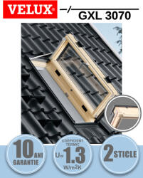 Velux Fereastra mansarda VELUX GXL 3070, acces acoperis, lemn de pin, 2 sticle, 66x118 (GXL FK06 3070)