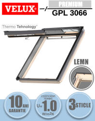Velux Fereastra mansarda VELUX GPL 3066, dubla deschidere, lemn de pin, 3 sticle (GPL CK04 3066)