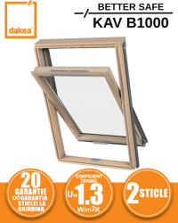 Dakea Fereastra mansarda DAKEA BETTER SAFE KAV B1000 (KAV C2A B1000)