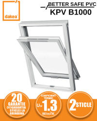 Dakea Fereastra mansarda DAKEA BETTER SAFE PVC KPV B1000 (KPV C2A B1000)