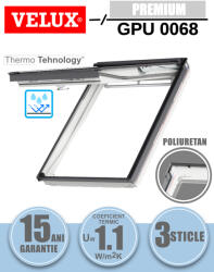 Velux Fereastra mansarda VELUX GPU 0068, dubla deschidere, poliuretan, 3 sticle (GPU CK04 0068)