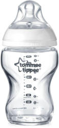 Tommee Tippee Самостерилизиращо се стъклено шише Tommee Tippee - Natural Start, 0m+, 250 ml (TT.0016) - ozone