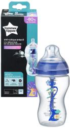 Tommee Tippee Бебешко шише Tommee Tippee Advanced Anti-Colic - 340 ml, с биберон 2 капки, синьо (TT.0032) - ozone