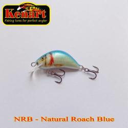 Kenart Vobler KENART Hunter Floating, 4cm/4gr, NRB, Natural Roach Blue (HU4F-NRB)